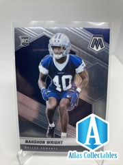 2021 Panini Mosaic Nahshon Wright RC #349 Rookie Cowboys